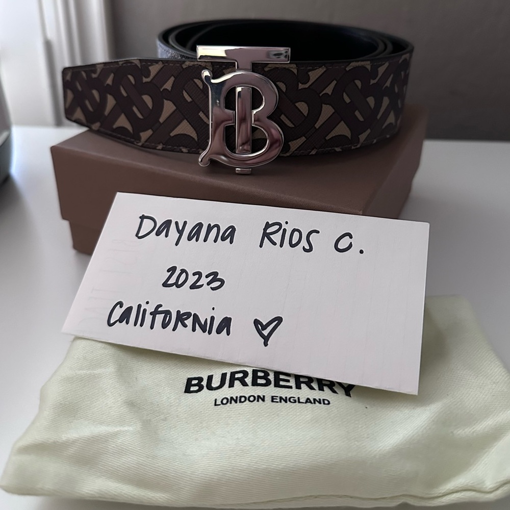 Burberry reversible belt 36/90